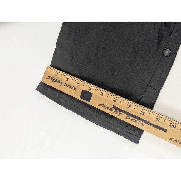 Prana Stretch Zion Straight Pants Hiking Belt Roll Snap Up - Picture 9 of 11